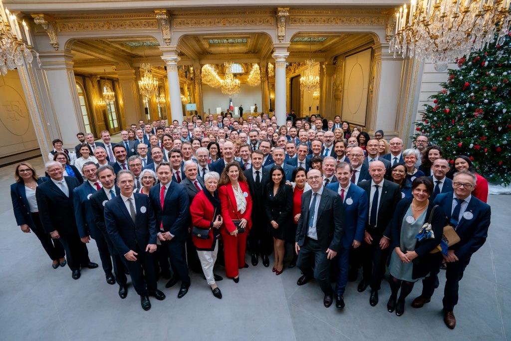 Les Présidents des comités CCE reçus par le Président de la République Emmanuel Macron à l’Elysée