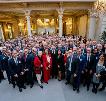 Les Présidents des comités CCE reçus par le Président de la République Emmanuel Macron à l’Elysée